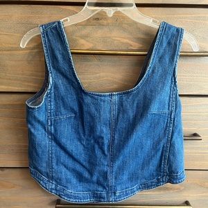 Anthropologie Pilcro Denim Tank